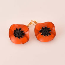 Laden Sie das Bild in den Galerie-Viewer, Ciléa Paris Ohrhänger Anemone mini Orange