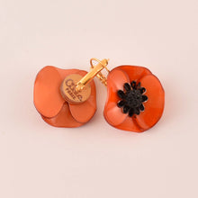 Laden Sie das Bild in den Galerie-Viewer, Ciléa Paris Ohrhänger Anemone mini Orange
